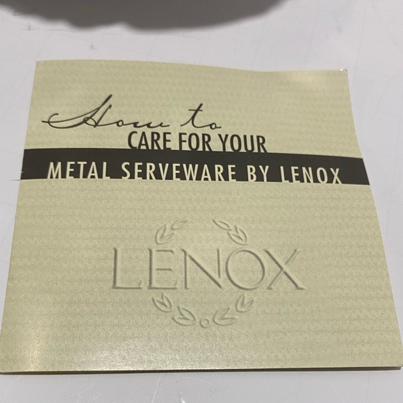 Lenox "Grape Weave" Pewter Beverage Pitcher NWOT - Picture 11 of 12